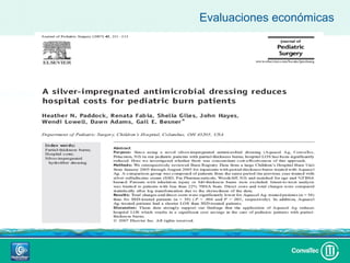 Evaluaciones económicas
 