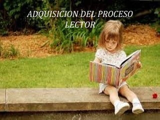 ADQUISICION DEL PROCESO
LECTOR
 