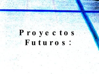 Proyectos Futuros: 