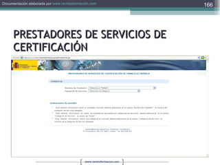PRESTADORES DE SERVICIOS DE CERTIFICACIÓN 