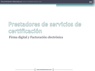 Firma digital y Facturación electrónica 