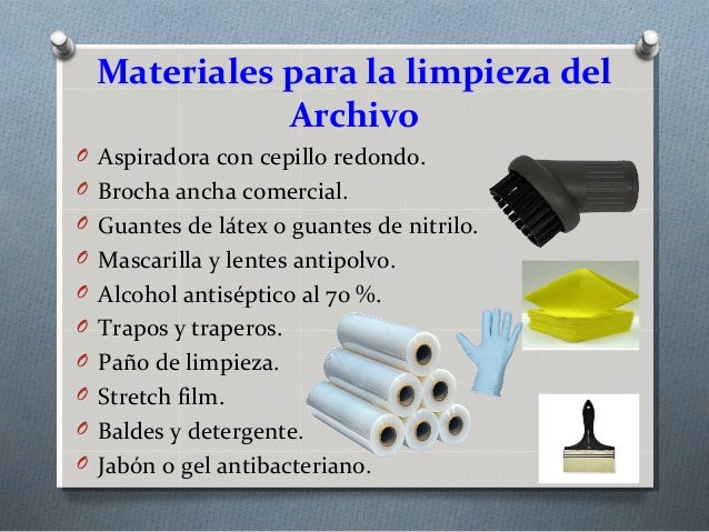 Plan limpieza y mantenimiento de archivos