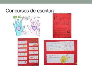 Concursos de escritura
 