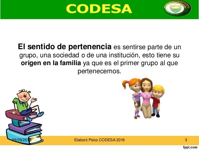 Que ES Sentido De Pertenencia