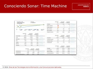 © 2014. Área de las Tecnologías de la Información y las Comunicaciones Aplicadas.
Conociendo Sonar: Time Machine
 
