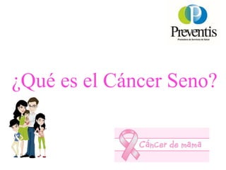 ¿Qué es el Cáncer Seno?
 