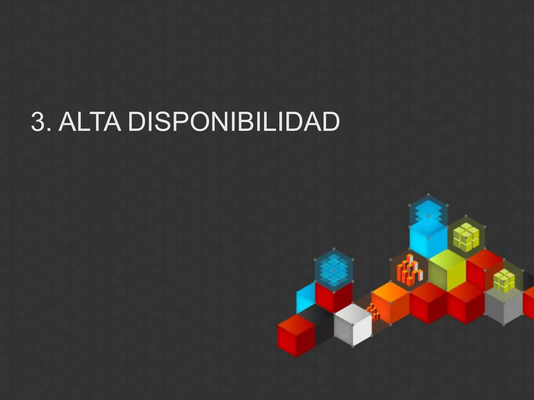 3. ALTA DISPONIBILIDAD
 