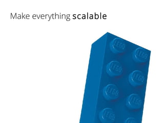 Make everything scalable
 