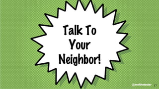 Charla TestingUy 2019 - Ready Tester One? Go!