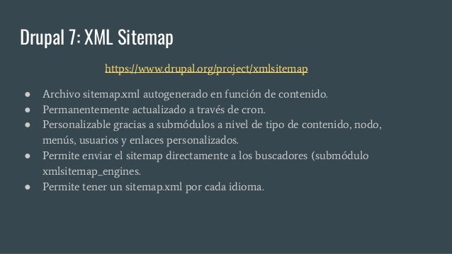 xml sitemap drupal module