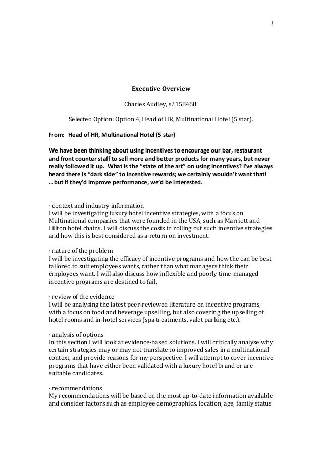 Evaluating Incentive Programs in 5 star hotel settings