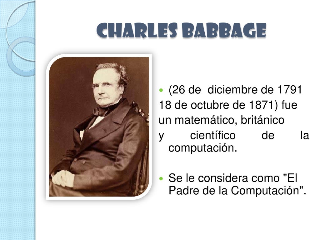 Charles Babbage Aportaciones A La Administracion www.slideshare.net