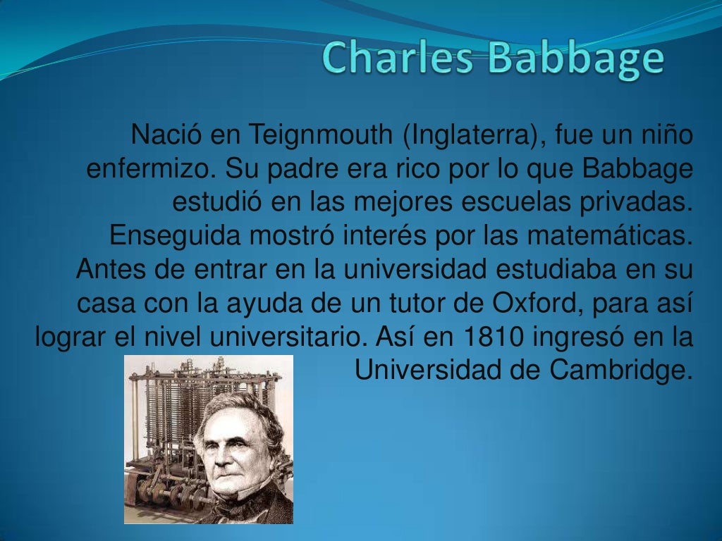 Charles babbage