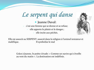 LesFLEURSduMALInnocenceetpureté.Souffranceet misère de la conditionhumaine: mal social, physique, moral, ducorpset de  l’ame.Appartenanceet origine: lesfleursdu mal sontau mal etnaissentau mal.