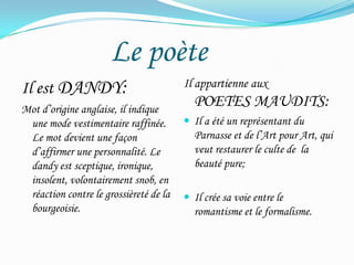 Il perd son père e il vit le remariage de sa mère très mal;