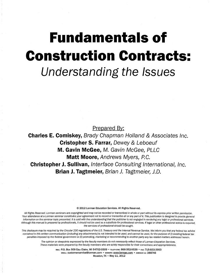 Twenty Five Great Construction Law Dissertation Ideas