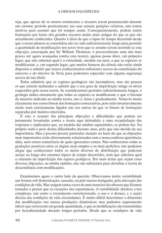 A Origem das Espécies - Charles Darwin