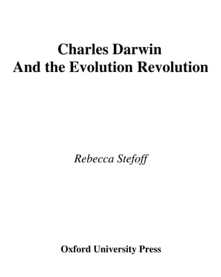 Charles darwin and the evolution revolution full book in pdf Form | PDF