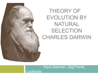 Theory Of Evolution of Natural Selection by DARWIN | PPTX