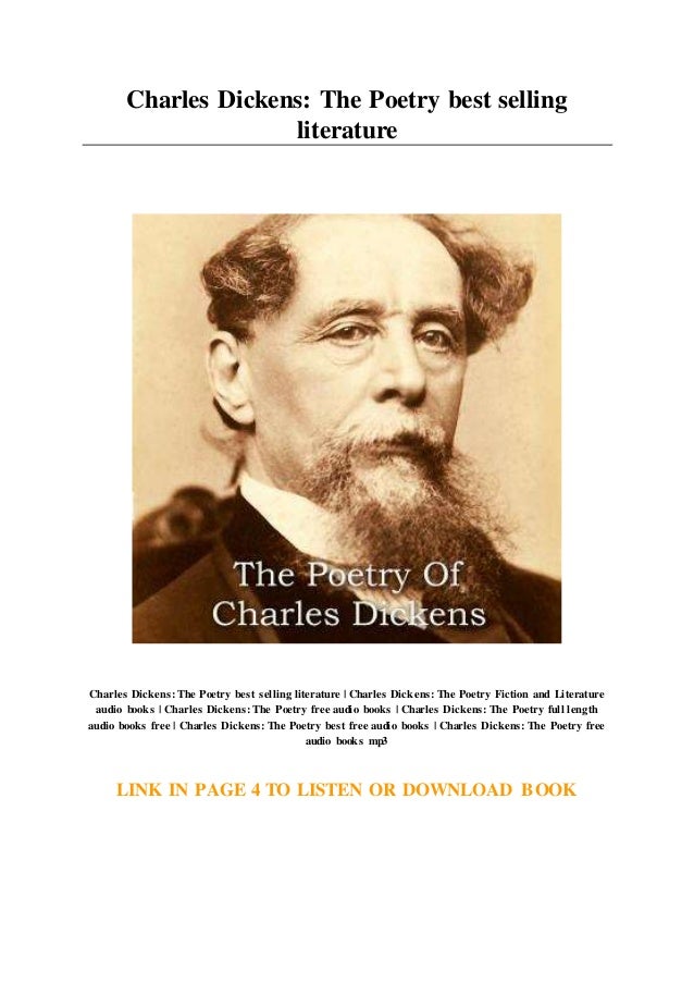 Charles Dickens The Poetry Best Selling Literature