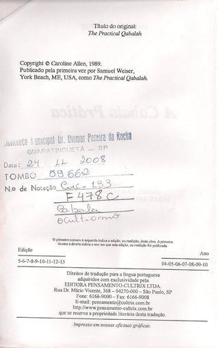 Charles fielding   a cabala prática