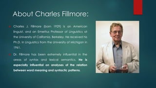Charles fillmore s cases PPT