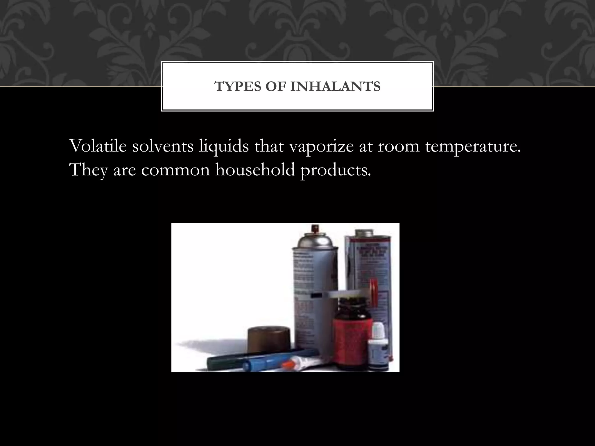 Charles gunter presentation inhalants