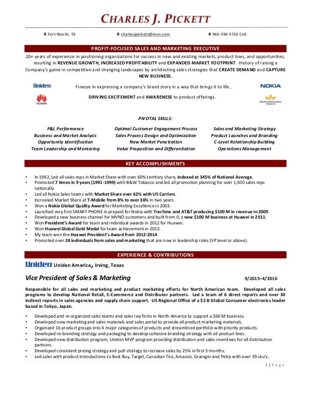 Vice President of Sales and Marketing Available!!!