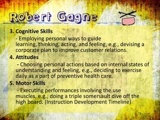 Professor, Florida State University Major Contributions to Instructional Developmentco-developer of "Instructional Systems Design"