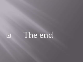The end