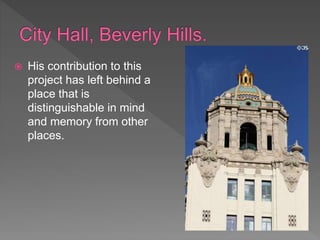  His contribution to this
project has left behind a
place that is
distinguishable in mind
and memory from other
places.
 