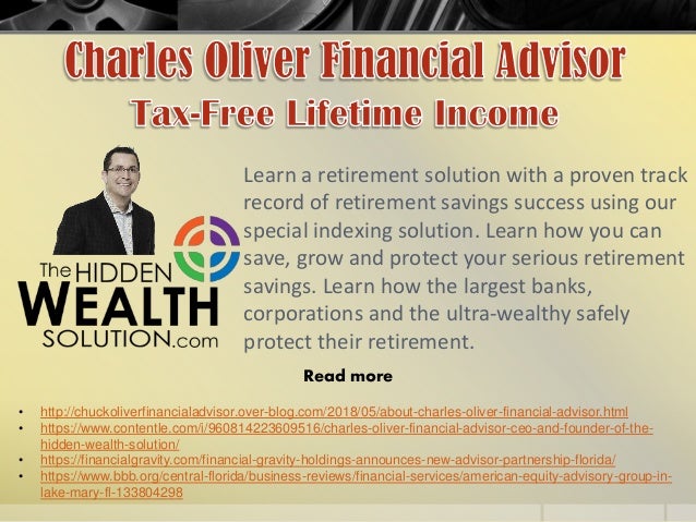 charles oliver financial advisor