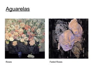 Aguarelas Roses Faded Roses 