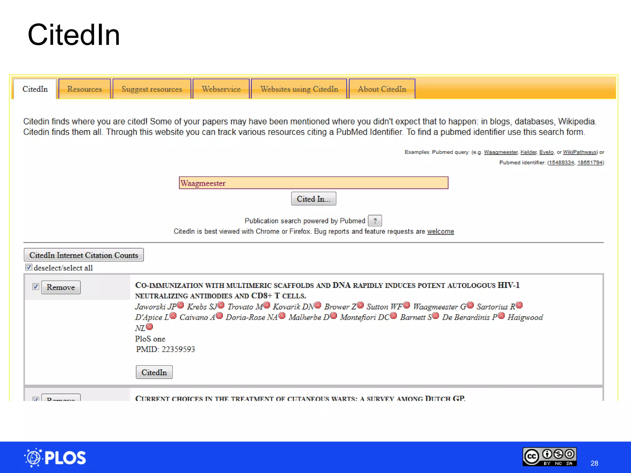 CitedIn




          28
 