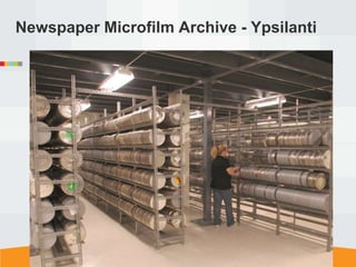 Newspaper Microfilm Archive - Ypsilanti
 