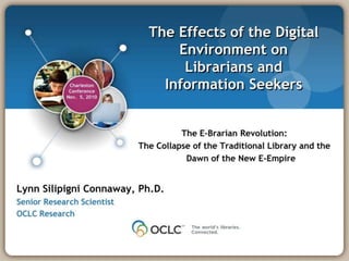 The E-Brarian Revolution: The Collapse of the Traditional Librarian and the Dawn of the E-Empire