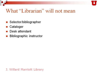 The E-Brarian Revolution: The Collapse of the Traditional Librarian and the Dawn of the E-Empire