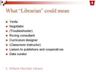 The E-Brarian Revolution: The Collapse of the Traditional Librarian and the Dawn of the E-Empire