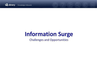 The E-Brarian Revolution: The Collapse of the Traditional Librarian and the Dawn of the E-Empire