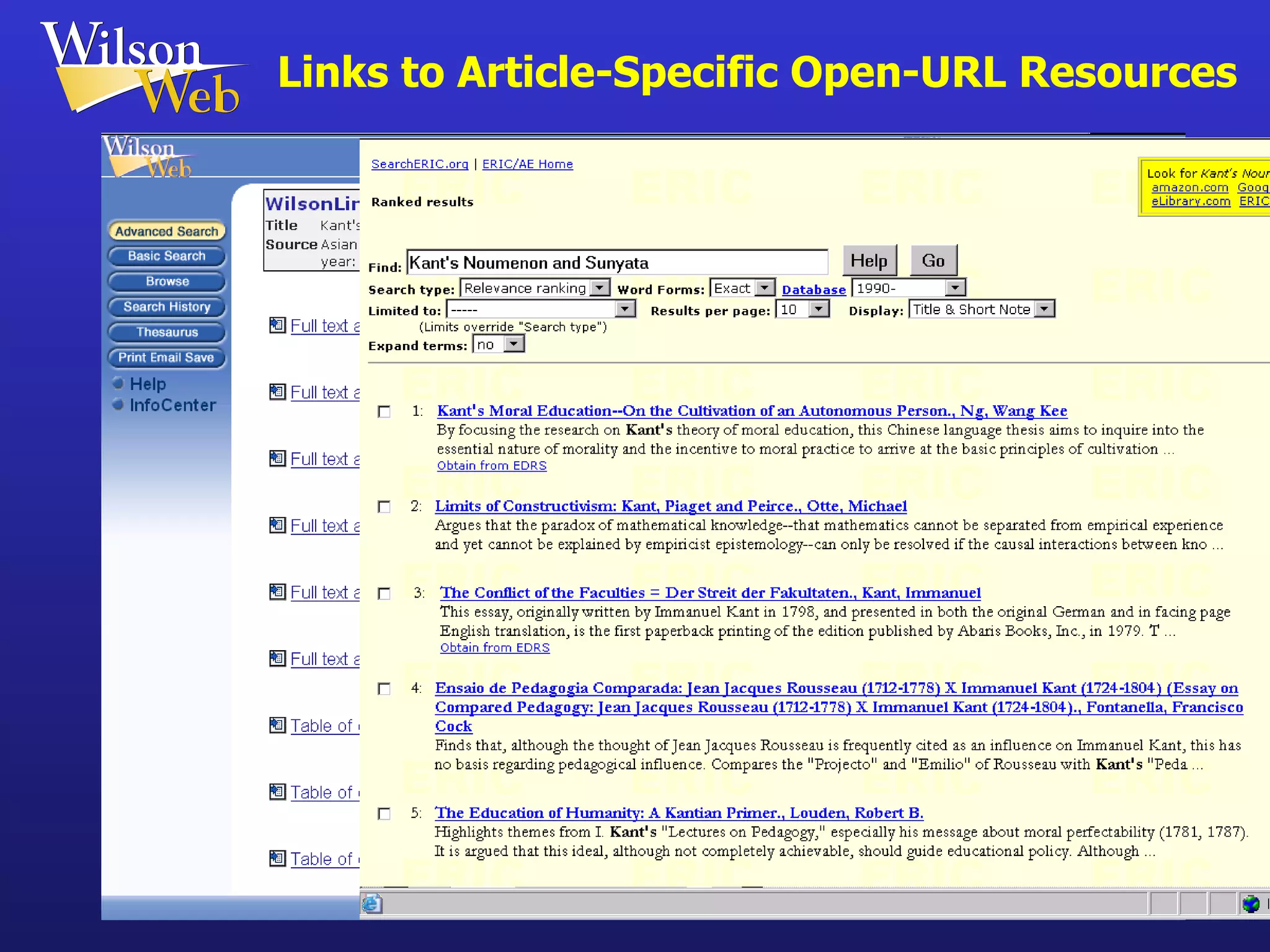 Links to Article-Specific Open-URL Resources 