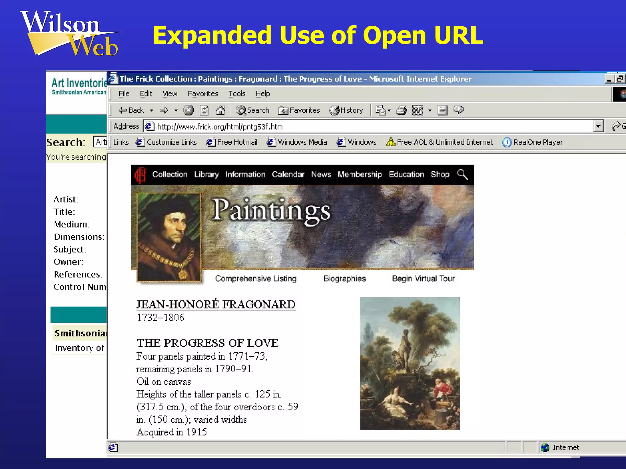 Expanded Use of Open URL   