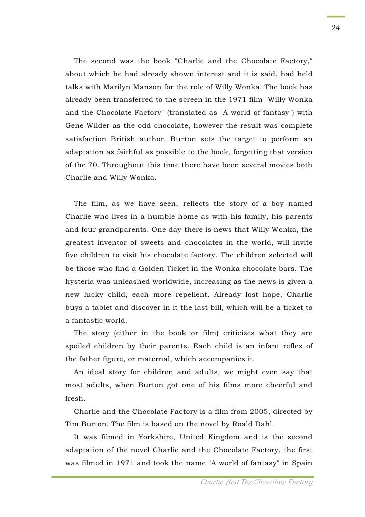 Charlie And Chocolate Factory Book Summary Charlie And Chocolate Factory Book Summary
