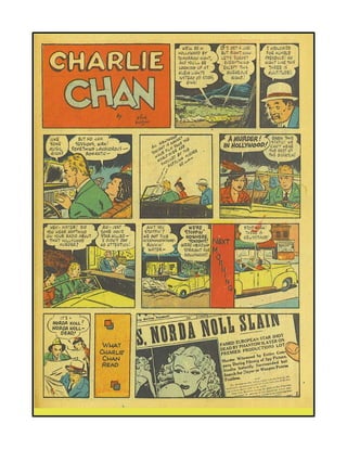 Charlie Chan Comic Strip 1