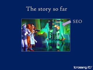 The story so far
                   SEO
 