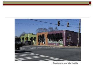 Street scene near Villa Heights 