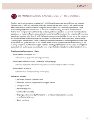 Charlotte danielson The framework for teaching evaluation instrument ...