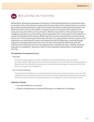 Charlotte danielson The framework for teaching evaluation instrument ...