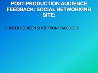 • INSERT SCREEN SHOT FROM FACEBOOK
 