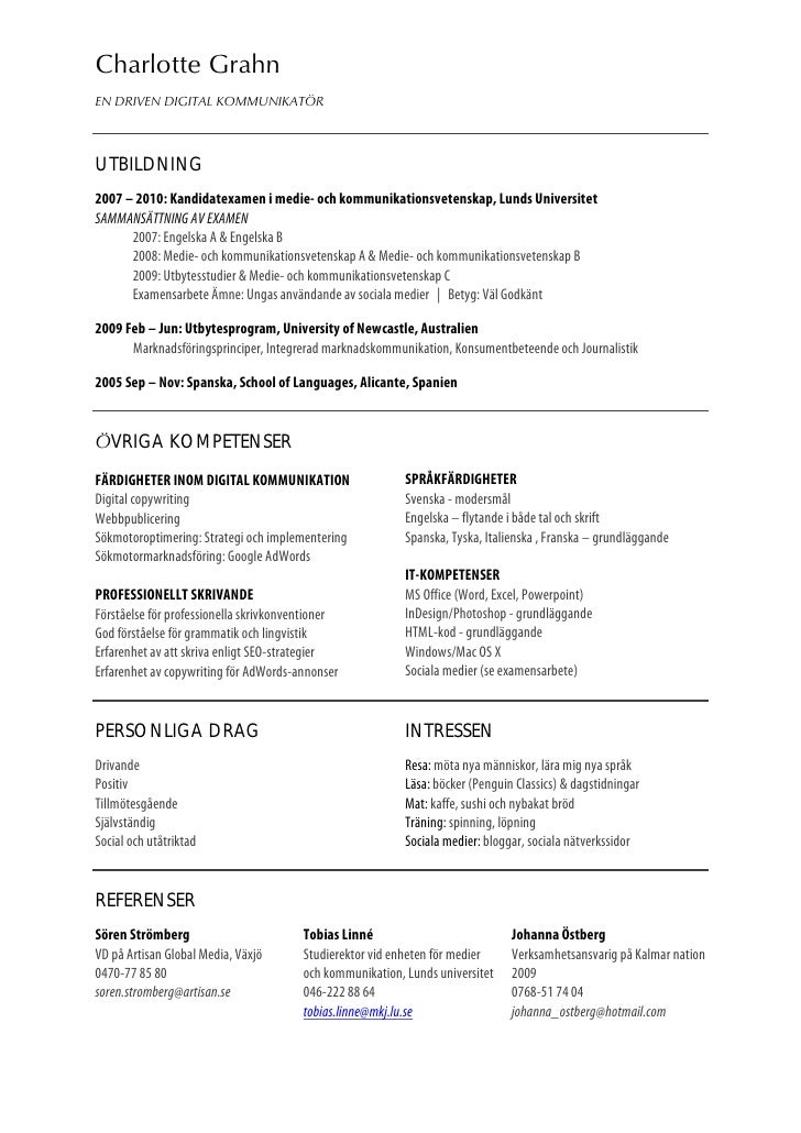 barista cv