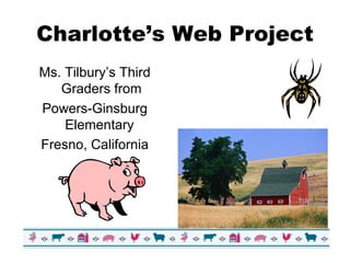 Charlotte’s Web Project ,[object Object],[object Object],[object Object]